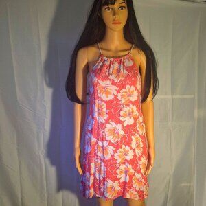 Hollister **stylish Summer Dress, Pink and white, in size Medium